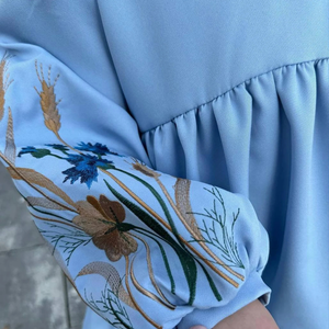 Robe brodée à la main en lin doux pour bébé fille Style décontracté pour le premier anniversaire des tout-petits OEM Made in Vietnam - Product Image 3