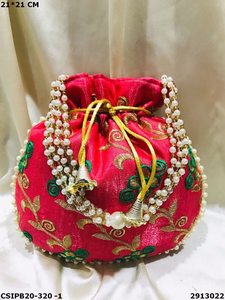 Sac ethnique de soirée Potli Batua - Product Image 2