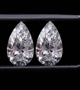 Brillante Diamante de Laboratorio en Forma de Pera de 1 Quilate, D VVS, Piedra de Engaste de Joyería Premium para Anillos de Diamantes - Product Image 1