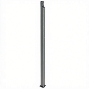 Yellow Chrome-Plated Steel 13x1250mm Door Locking Bar with Recess - Product Image 2