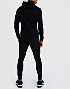 2025 dernière mode sweats à capuche personnalisés haute qualité coton survêtement hommes à capuche et survêtement ensemble pantalons de survêtement lavé 2 pièces ensemble - Product Image 2