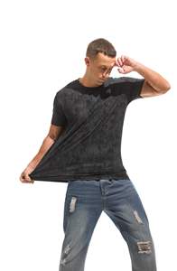 เสื้อยืดเทอร์รี่ทรงปกติสำหรับผู้ชาย แบรนด์ Ozil International คุณภาพสูง ระบายอากาศได้ดี แห้งเร็ว แขนสั้น - Product Image 6