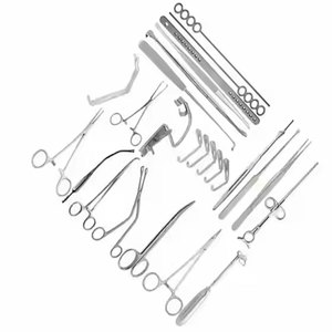 Juego de instrumentos médicos básicos de acero inoxidable para amigdalectomía y adenoidectomía para eliminación quirúrgica general oftálmica - Product Image 4