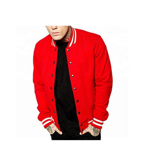 À la mode OEM personnalisé hiver Vintage école collège hommes vestes manches en cuir laine Baseball Letterman Varsity veste - Product Image 1