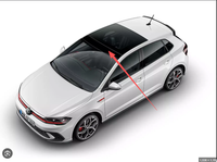Cache-cadre de toit ouvrant neuf d'origine en noir piano en forme de U pour VW Golf Sportsvan et Golf 7 Système Webasto 5G6877059