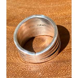 Tom Hawk Sterling <b>Silver</b> Statement <b>Ring</b> Size 13 for <b>Men</b>-Hiphop Animal Geometric Design Rhodium Plated IGI Certified - Product Image 5
