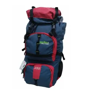 畅销商品2023蓝色红色徒步背包，由出口商设计，采用顶级材料制造和普通设计