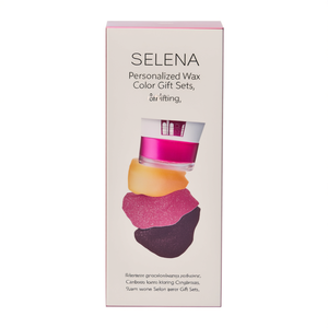 Coffret cadeau de cire colorée personnalisée Selena pour offrir en cadeau - Product Image 3