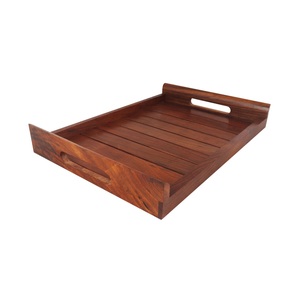 Bandeja de Servicio de Madera Clásica Moderna y Ecológica para el Hogar y la Cocina, Apta para Lavavajillas, Duradera, 100 Piezas MOQ - Product Image 6