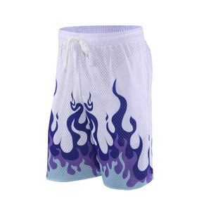 2024 short en maille pour garçons couleur personnalisée coupe ample short respirant confortable vêtements de sport et d'entraînement short de course en maille - Product Image 3