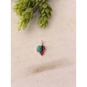 Colgante de Piedras Múltiples Hecho a Mano por Navajos en Plata de Ley, Componente para Joyería - Product Image 6