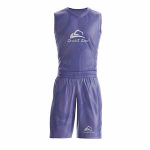 Uniformes de baloncesto reversibles personalizados para equipos, camisetas dobles, transpirables y de talla grande, tecnología estampada de verano - Product Image 3