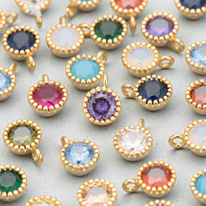 Colgante de Plata de Ley 925 con Cuarzo Alejandrita Redonda - Joyería Artesanal con Piedras Preciosas Pequeñas al por Mayor - Product Image 2