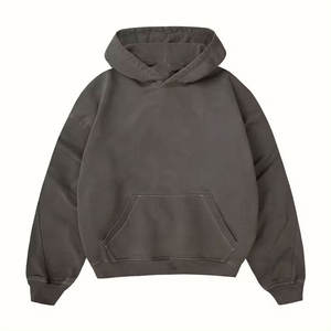 Pull chaud en coton de haute qualité Sweats à capuche pour hommes avec impression personnalisée et logo brodé Vente en gros - Product Image 5