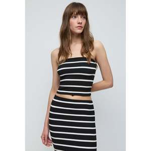 <b>Striped</b> Strapless Blouse - Product Image 1