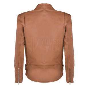 MOQ bajo Hombres Chaqueta de moto Nueva llegada Chaqueta de moto de alta calidad Chaqueta de cuero hecha de motorista Hombres - Product Image 3