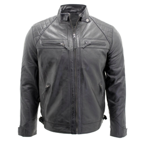 Vente en gros veste en cuir 100% de haute qualité pour hommes veste en cuir en tissu respirant imperméable à vendre à bas prix - Product Image 4