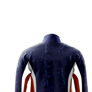 High Performance Polyester/Cotton Canvas <b>Half</b> <b>Zip</b> Pullover Sporty Coat Elastic Cuffs Sublimated Waterproof Breathable Quick Dry - Product Image 4