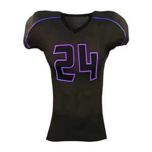 Novedad 2024, Camisetas de Fútbol Americano Personalizadas Hechas a Medida, 100% Poliéster, Tallas Grandes, Nombre y Número Personalizados, Uniforme de Manga Corta - Product Image 4