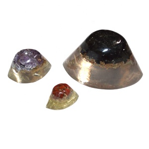 Amethyst Stone Healing <b>Orgonite</b> Vastu Plate - Product Image 1