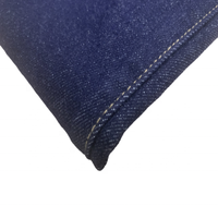 Tissu denim selvedge bleu indigo non décolorant de style sergé hautement élastique, vente en gros d'usine, super fin, 11,6 oz, A/W