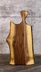 Tabla de cortar gruesa de madera de acacia rectangular grande de primera calidad al por mayor con asa para servir en la mesa y preparar alimentos en la cocina - Product Image 6