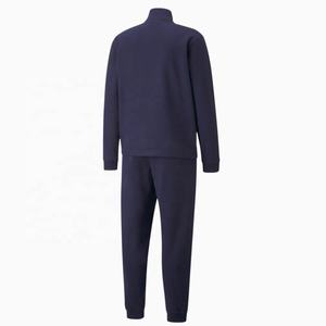 Ensemble de survêtement pour homme de taille européenne, patchwork, sur mesure, rouge-gris, vêtements de sport, sweat-shirts, pantalons, costumes décontractés, survêtements - Product Image 2