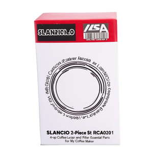 Juego de guarniciones y filtro para cafetera de 4 tazas, 2 piezas, SLANCIO RCA0201 - Product Image 2