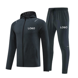 OEM ODM New Design Mens Wholesale Sweatsuit Tracksuit Black Gym Tech Custom Spandex Track <b>Jogging</b> <b>Suit</b> - Product Image 3