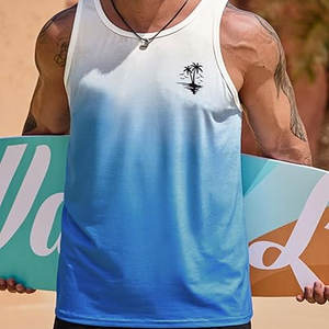 Débardeur à sublimation OEM sur mesure pour hommes, poids léger tendance, qualité supérieure et tarif bon marché - Product Image 5