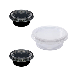 Entrega rápida Precio al por mayor Altamente duradero 1,5 oz Taza de porción de plástico desechable con tapa Origen de Vietnam - Product Image 4