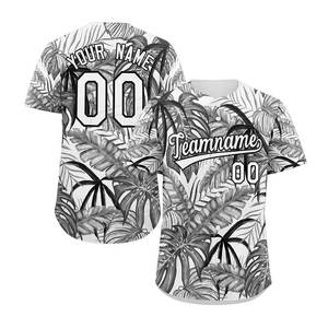 Camisetas de béisbol con estampado de sublimación de color personalizado uniformes universitarios de softbol camisetas de béisbol para jóvenes con patrón liso - Product Image 5