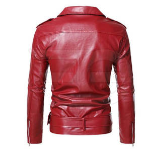 Chaqueta de Cuero para Hombre, Estilo Urbano Premium, Ropa de Invierno, Prenda de Cuero Duradera, Moda Moderna - Product Image 2