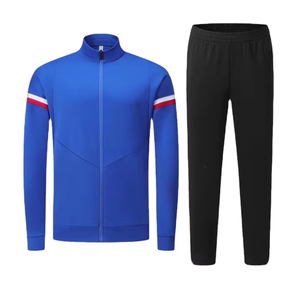 Gran oferta de conjunto de chándal para hombre, conjunto de ropa deportiva elegante y transpirable, perfecto para gimnasio, Fitness, ropa ligera para correr para hombres - Product Image 1