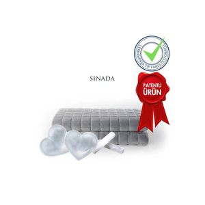 8Kg 100% Cotton Bedding Set Gray <b>Quilt</b>/<b>Blanket</b> Mixed with Moon Selenity Garnet and Blue Apatite 155*215 Size - Product Image 2