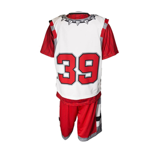Durable Material Comfortable Printed Lacrosse Jersey Shorts Set Breathable Quick Dry Professional Training Uniforms Bulk - Product Image 2