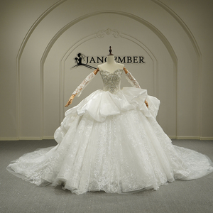 <span class=keywords><strong>Robe</strong></span> de mariée de bal exclusive Jancember GT26034 avec sequins et manches, style Sweetheart - Product Image 1