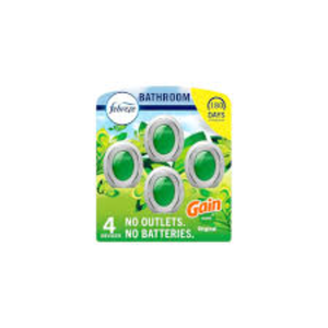 Ambientador para Baño Febreze, Elimina Olores, Alternativa a los Ambientadores de Enchufe, Ambientadores para el Hogar, Baño y Cocina, Aroma Original Gain, 4 Unidades - Product Image 4