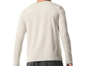 Camiseta de Manga Larga de Spandex Personalizada de Verano, Estilo Hip Hop, 260 Gramos de Peso de Tela, Estilo Casual, Diseño Sólido, Camiseta de Compresión Lisa - Product Image 6