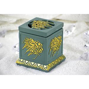 Brûleur d'encens religieux en laiton de style boîte avec design personnalisé, durable et naturel pour une utilisation en diffuseur d'aromathérapie - Product Image 3