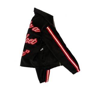 Conjunto de chándales cortavientos de nailon con cremallera completa de alta calidad para hombre, chándal deportivo para gimnasio, chándal con cremallera, de talla grande para invierno - Product Image 2