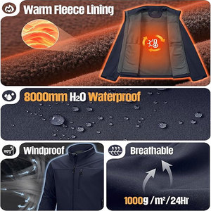 Nouveau design de veste Softshell Offre Spéciale en gros Veste Softshell imperméable Veste d'extérieur - Product Image 4