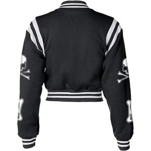 Veste Letterman en laine personnalisée de haute qualité avec broderie en chenille Vestes universitaires pour femmes - Product Image 2