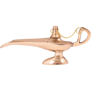 Lámpara de Aladino de Latón con Acabado Antiguo, Diseño Único, Lámpara Chirag de Aladino, Decoración para el Hogar y Regalo, Artículo Decorativo en Venta - Product Image 5