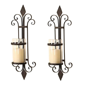Home Decoration <b>Candle</b> <b>Holder</b> Antique Design Home Decoration <b>Wall</b> Superior Quality Black Metal <b>Wall</b> <b>Candle</b> <b>Holder</b> Factory Price - Product Image 1
