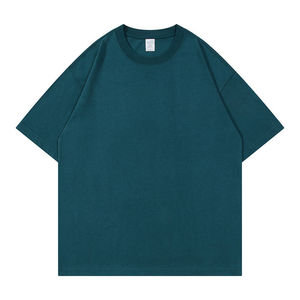 Camiseta de manga corta de algodón de alta calidad para hombre, camiseta personalizada con pantalla de logotipo bordado de gran tamaño para hombre - Product Image 5