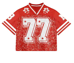 Maillot de football américain streetwear brodé avec logo personnalisé OEM coupe parfaite uniforme de football américain avec logo et design - Product Image 5