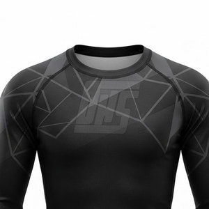T-shirt de compression à manches longues pour homme, vêtements de sport athlétiques, sublimation personnalisée, entraînement, fitness, course à pied, vêtements de sport - Product Image 5