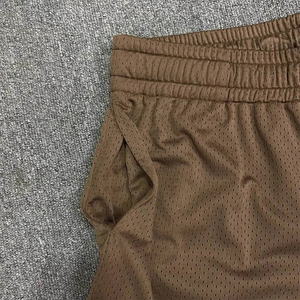 Wholesale High Quality Custom Polyester Gym Sweat <b>Shorts</b> for <b>Men</b> Solid Pattern <b>Mesh</b> Basketball <b>Shorts</b> OEM Service Available - Product Image 5