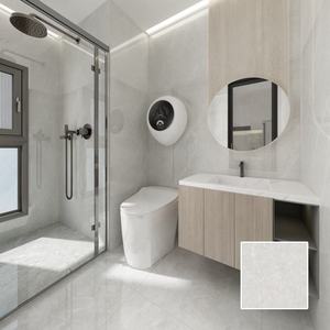 Carreaux de marbre blanc raffinés 600x600mm Idéal pour les sols de salon sophistiqués et les intérieurs élégants - Product Image 3